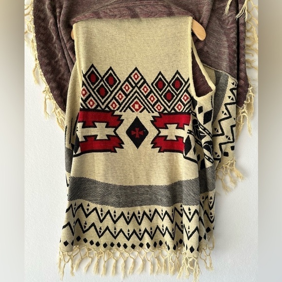 Vintage America Brand Southwestern Boho Kimono Size Large/XLarge - Picture 3 of 5